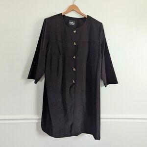 Vintage Faux Suede Dress